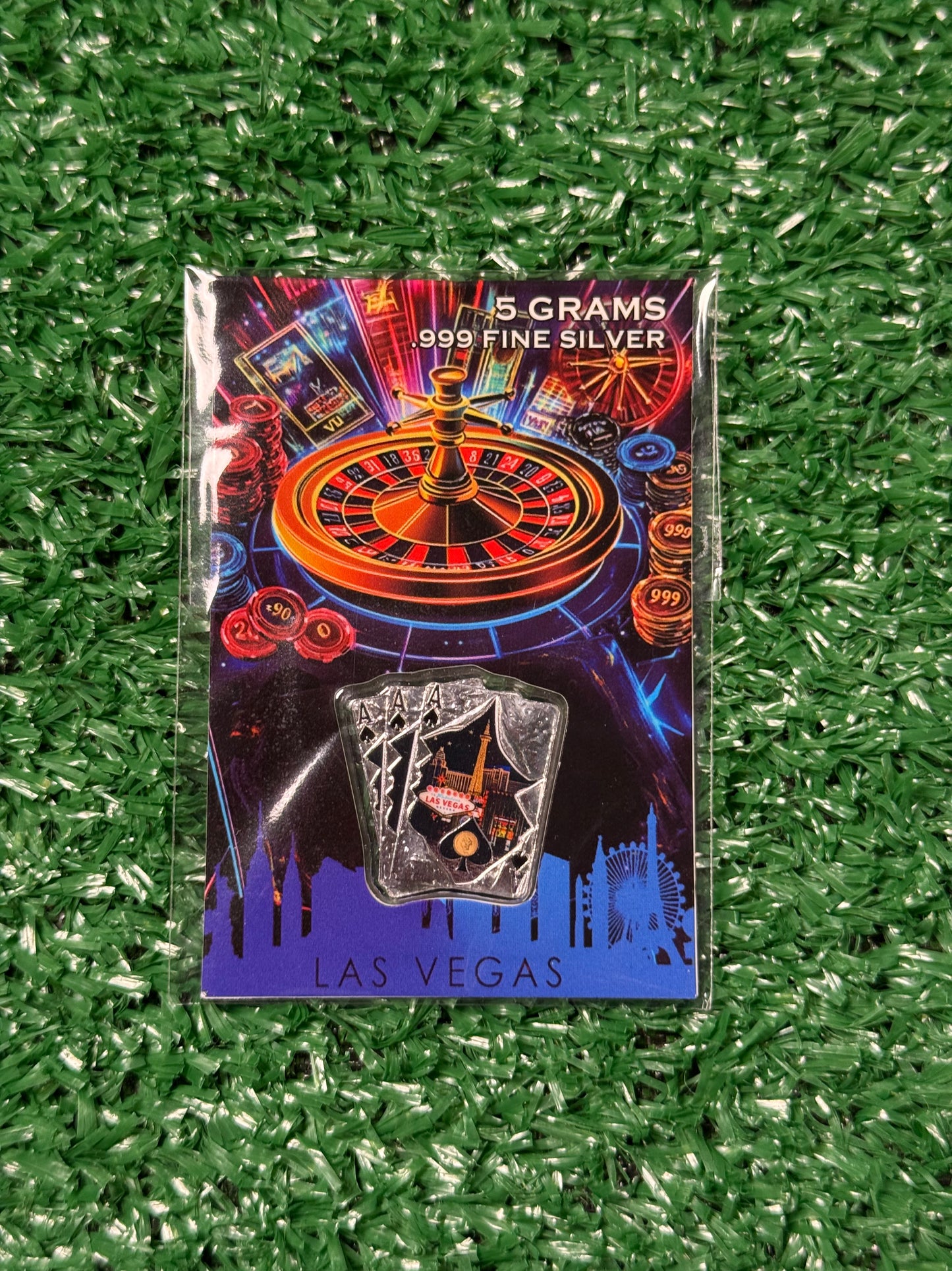 Las Vegas Trip Aces 5 gram Silver