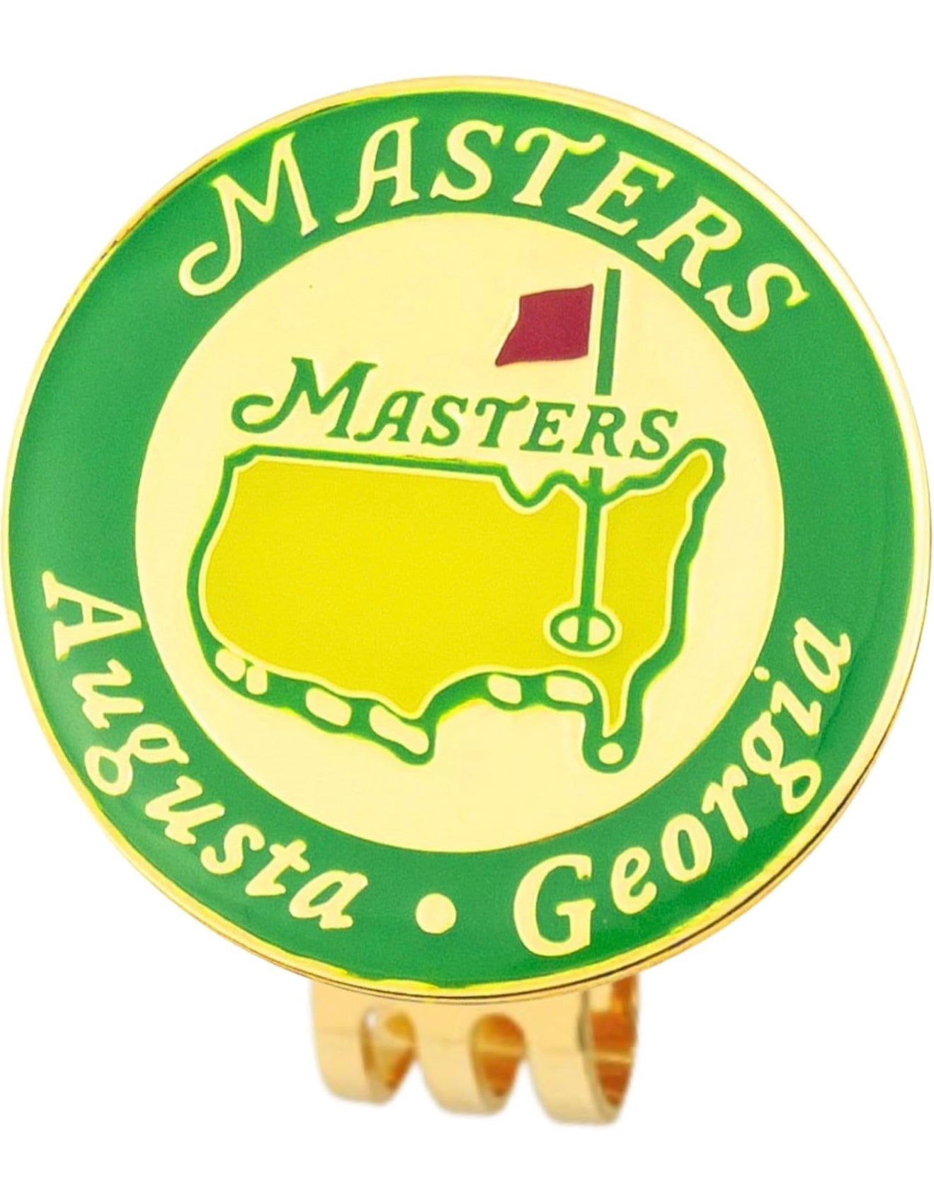 Masters Ball Marker with Magnetic Hat Clip